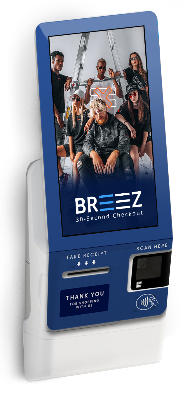 Breez self service kiosk